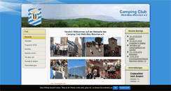 Desktop Screenshot of campingclub-weiss-blau-muenchen.de